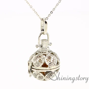 

yinyang taiji diffuser necklace jewelry scents diffuser necklace wholesale diy bottle necklace metal volcanic stone openwork ba