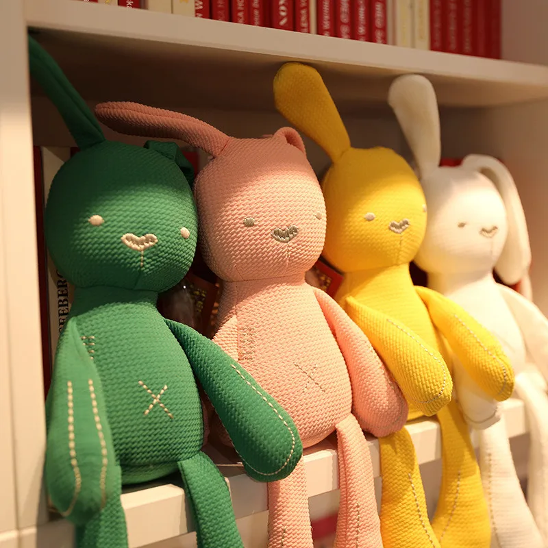 5 Warna Kualitas Tinggi Kartun Kelinci Boneka Menenangkan Kelinci