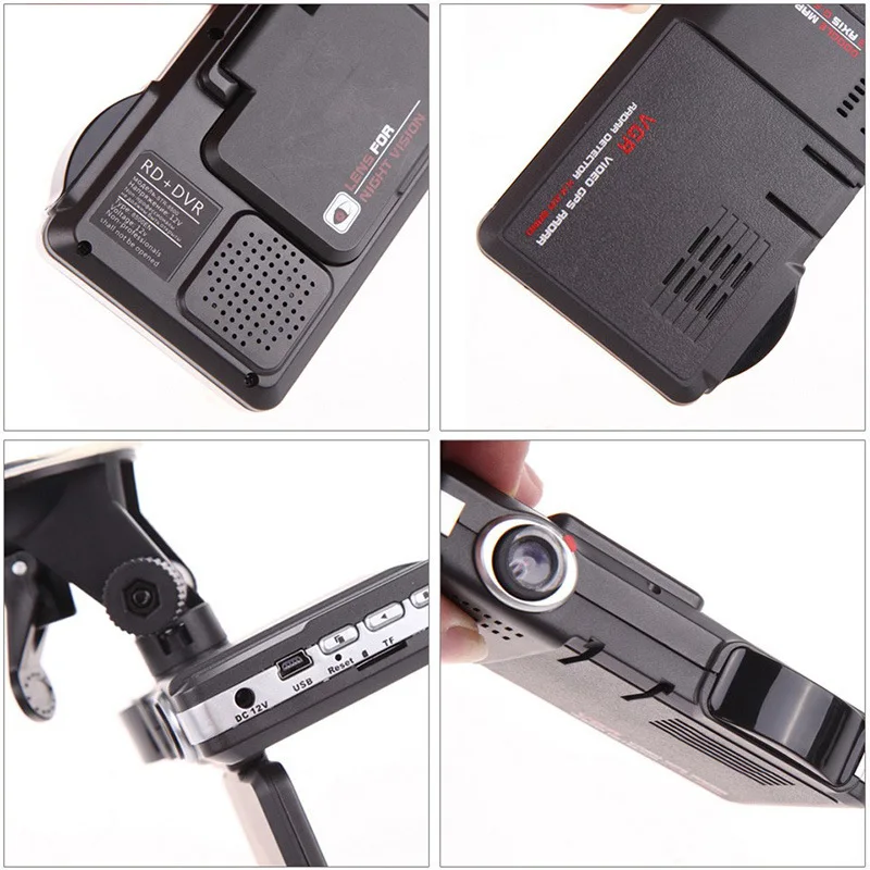 Новый тип 2 в 1 Автомобильная камера Обнаружение движения Roving Doppler радар детектор