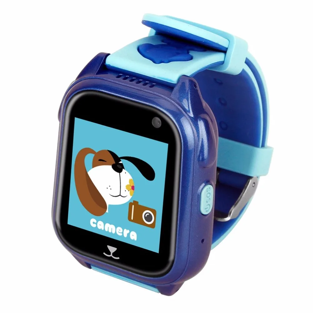 

Deep Waterproof GPS Locator Watch 1.44-Inch HD Touch Screen SIM Card SOS Children Watch GPRS Real-time Positioning Wristwatch