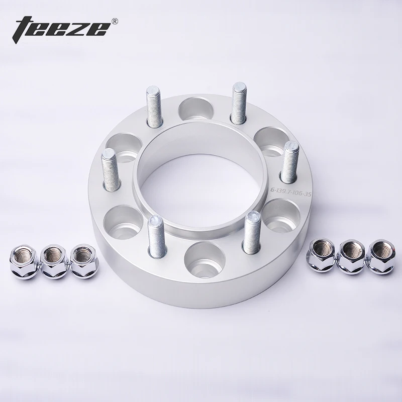 TEEZE (1PC) Car Styling Tire Accessories 6x4.5'' wheel spacers 6x114.3