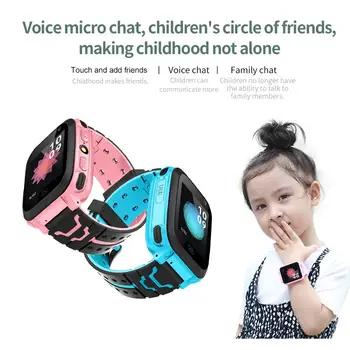 

Children Kids Smart Watch Support SIM Card SOS Call Kids Tracker Baby Anti Lost Monitor For IOS Android Y21 Upgraded version