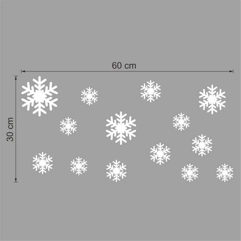 New Wall Sticker Frozen Snow Flakes Vinyl Art Wall Quote Decal Sticker Removable Jul28 Professional Factory price Drop Shipping