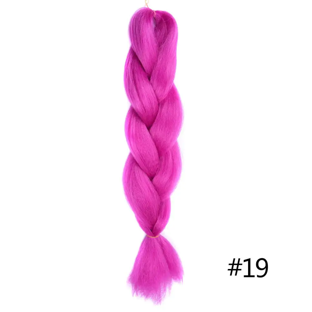 Chorliss, длинные огромные косички, Омбре, плетеные волосы, пряди, синтетические волосы для наращивания, вязанные крючком косички, натуральные, голубые, розовые, фиолетовые, светлые - Цвет: 39 М