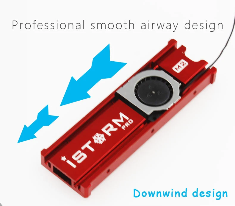 Вентилятор NVME NGFF M.2 радиатор ssd алюминиевый лист теплопроводность Кремниевая пластина Вентилятор охлаждения Радиатор