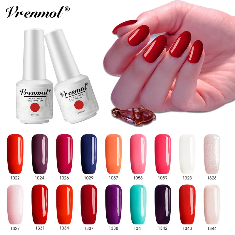 

Vrenmol Color Nail Gel Polish Gel Nail Art 3D Nail Design Gel Varnish Long Lasting New Arrival Hot Sale Soak-off Gel Lak