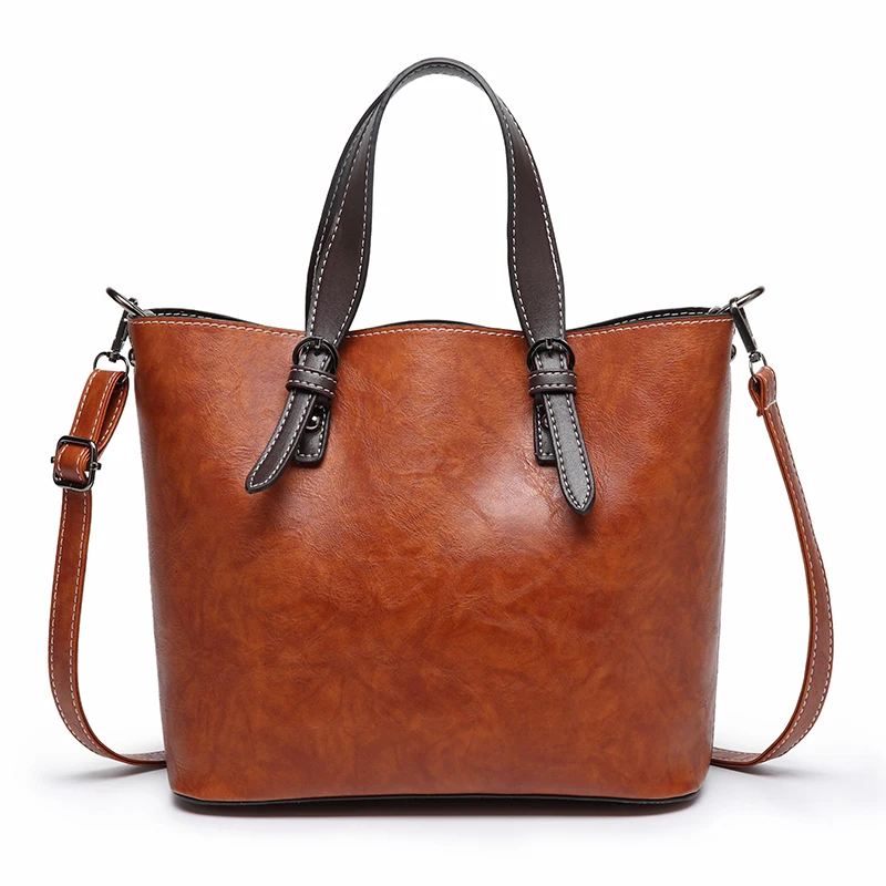 Tinkin дизайнерская женская сумка на плечо модная винтажная кожаная сумка Гламурные женские сумки-мессенджеры Ретро сумка через плечо