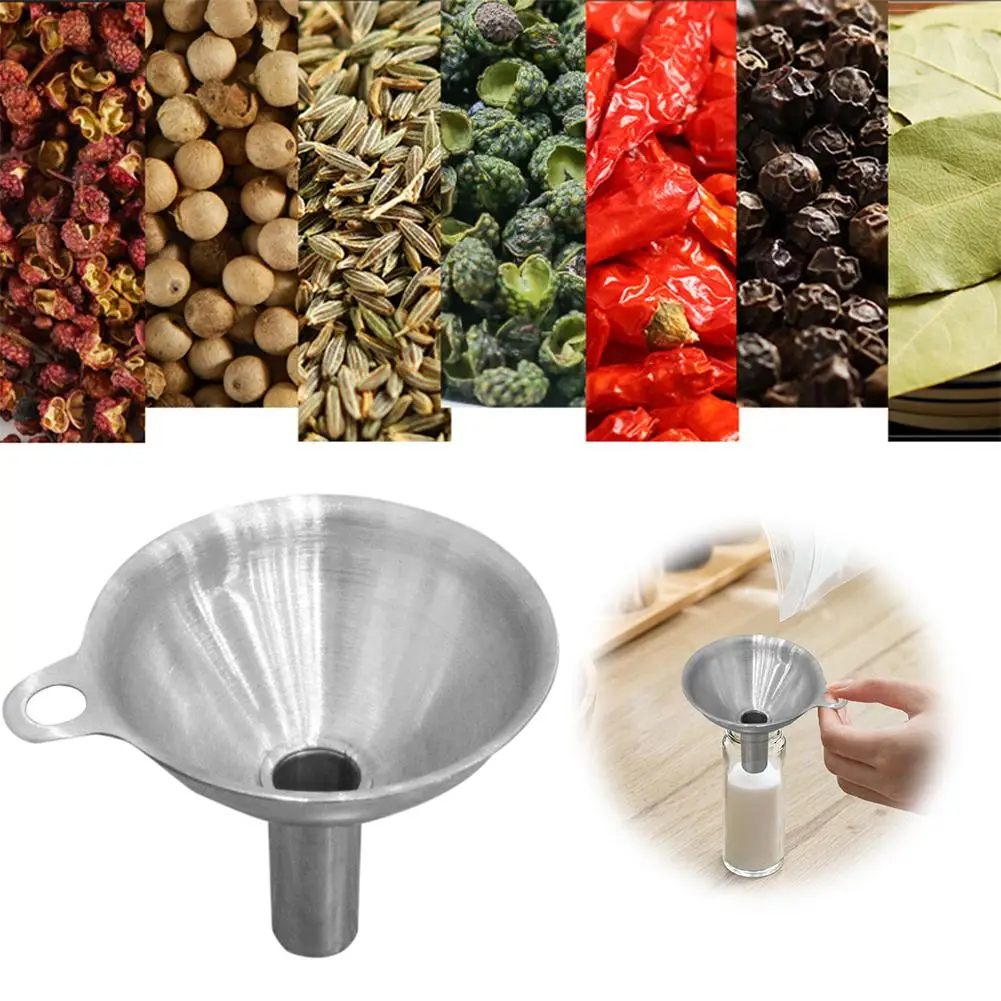 

Stainless Steel Mini Funnel Detachable Large Diameter Funnel With Filter