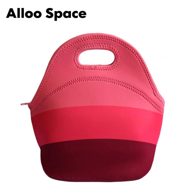 Lancheira Thermo Thermal Insulated Neoprene Lunch Bag For Women Kids Lancheira Thermo Thermal Insulated Neoprene Lunch Bag For Women Kids Lunchbags Tote With Zipper Cooler