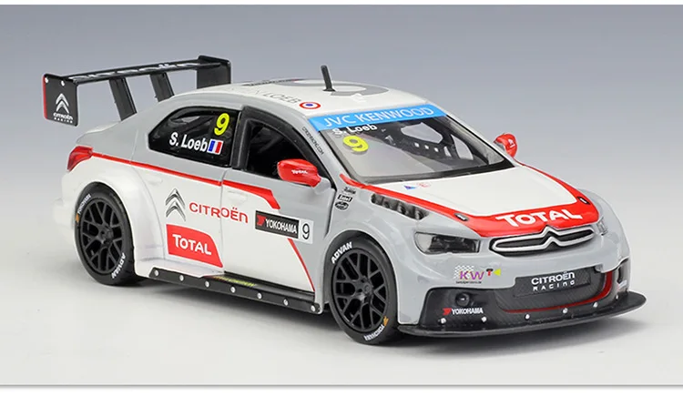 Bburago 1:32 M3 DTM AMG C-Coupe A5 Citroen C-Elysee DS3 M-Sport Ford Fiesta WRC Ford GT гоночная литая модель автомобиля