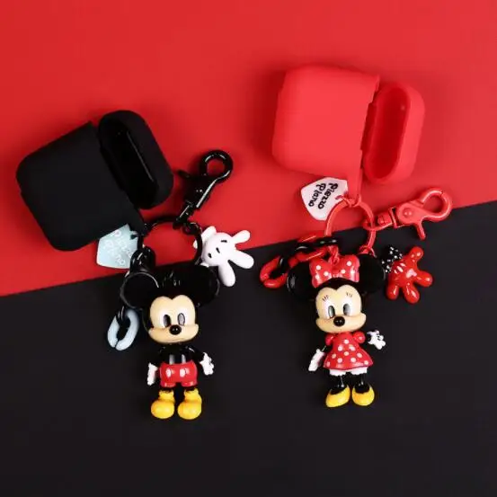 

New Cartoon Mickey And Minnie Soft Silicone Case For Apple Airpods Accessories Protective Cover Cool Earphone Case