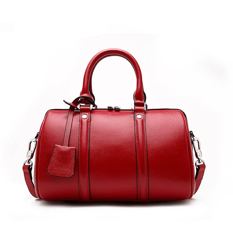 Moxi женские Модные сумки Пояса из натуральной кожи под змеиную кожу светская сумка Марка Коускин Бостон сумка для дам - Цвет: Pure Wine Red