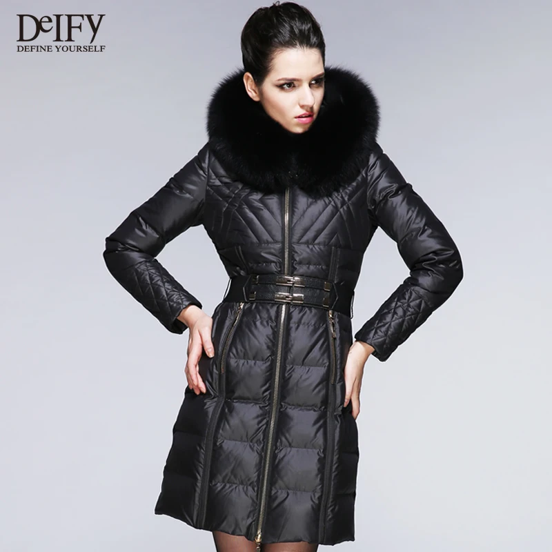 Free Shipping Deify Italian Quality Luxury Slim Down Coat Winter Plus