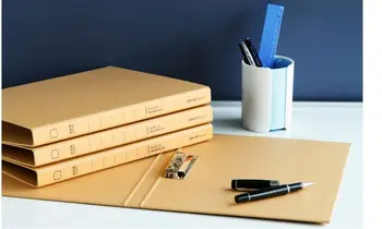 

DELI Kraft Paper Series Single Strong Folder Single Folder A4