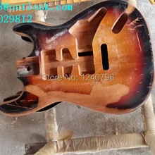 Одиночный волновой электрогитара корпус из липы в sunburst сделан старый+ пенопластовая коробка 2106