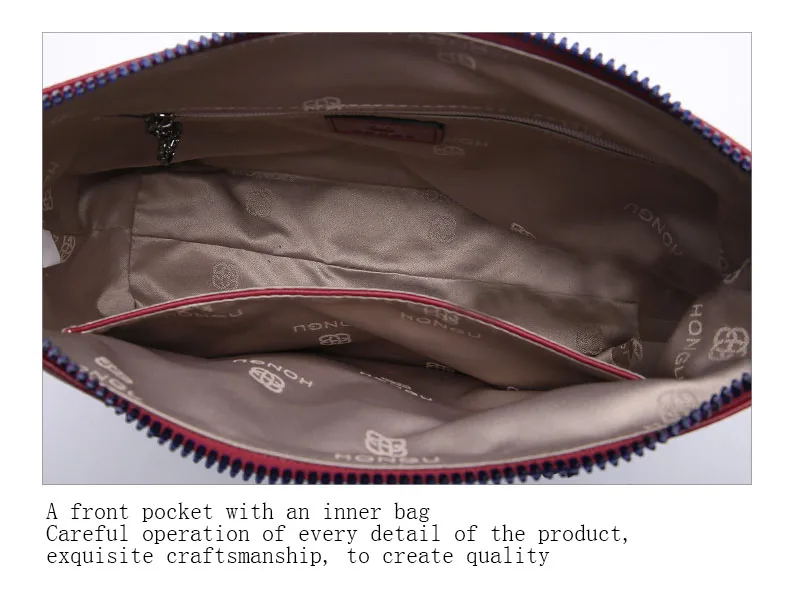 HONGU Fashion Women Top-Handle ShoulderBags Natural Genuine Leather Handbag Tote Lady Crossbody Bag Authentic Girl Messenger Bag  H51240560 (13)