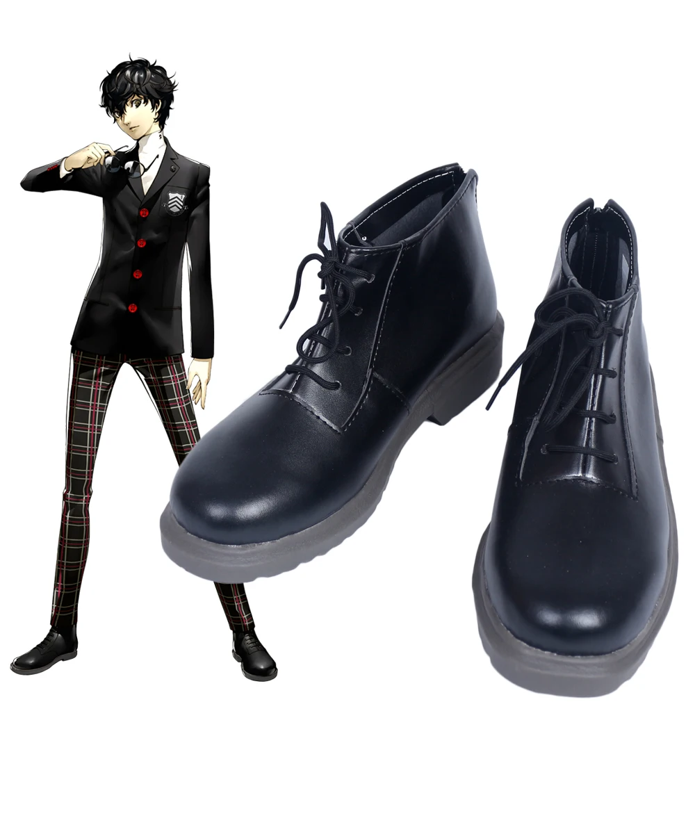 

Persona 5 PA5 Joker Black Cosplay Shoes Custom Made