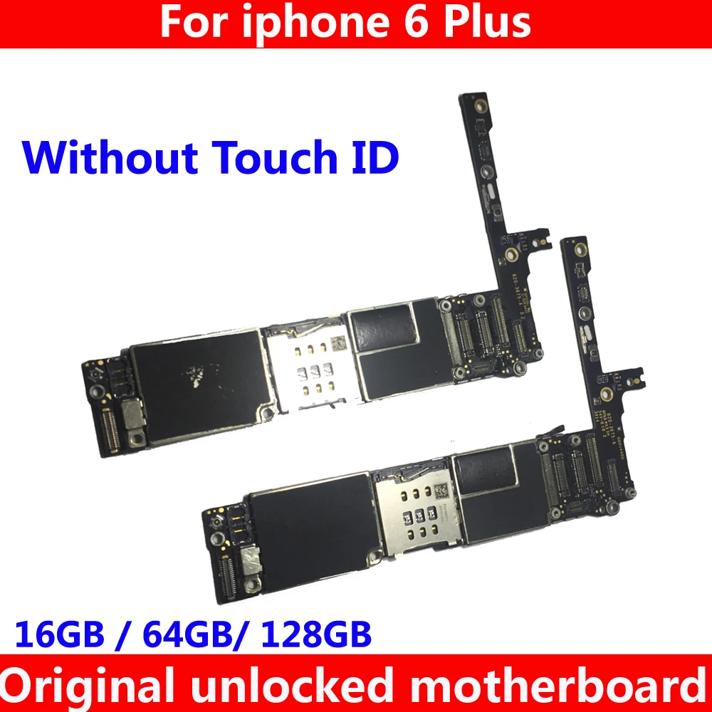 Полностью разблокированная материнская плата iCloud с системой IOS для iphone 6 Plus P 16 Гб