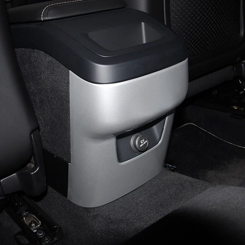 

For VOLVO XC60 2018 ABS Matte Interior Armrest Box Rear Air Vent Cover Trim 1pcs Car Styling Accessories