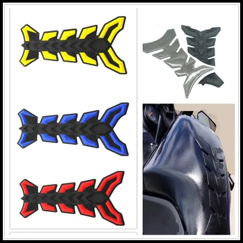 

Motorcycle fish Pad Oil Gas Fuel Tank Cover Sticker Decal Protector for YAMAHA MT-03 MT-25 FAZER600 FZ6S FZ6N FZ6R YBR 125