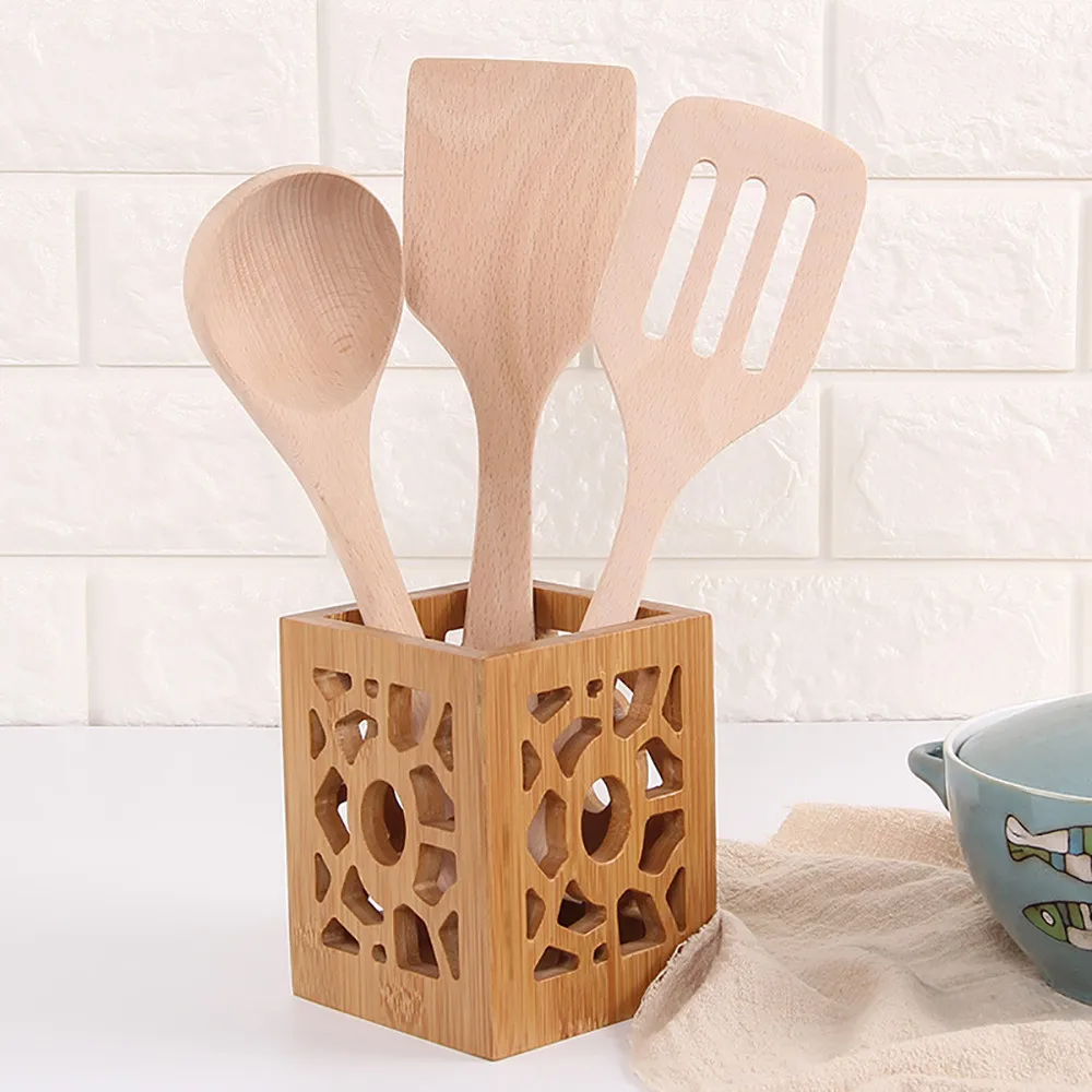 

Bamboo Kitchen Cooking Utensil Tool Soup Catering Spoon Lacquerless Healthy Environmental Protection Wood Soup Spoon A30314