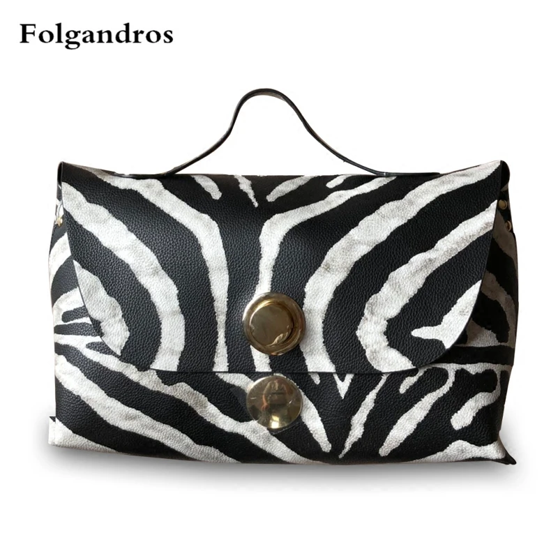 

Fashion Ladies Shoulder Bags Female Tote Bag/Handbags Zebra Pattern Design Women Leather Handbags Casual Big Shopping Bags Louis