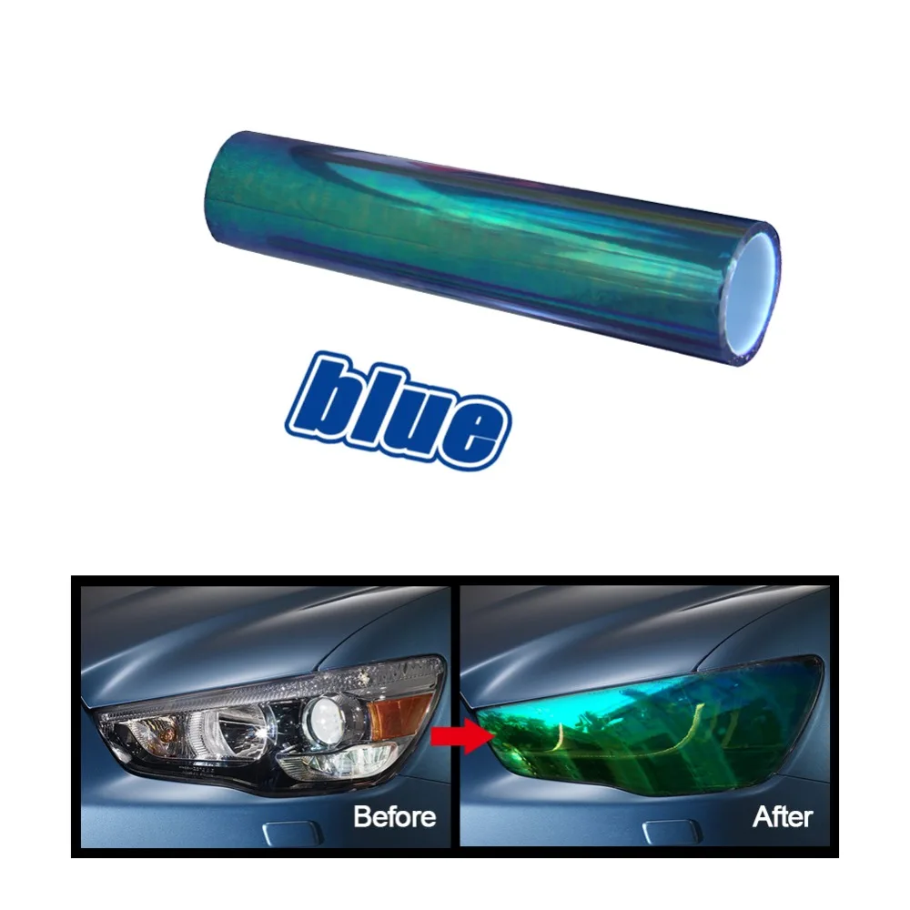 30 X120cm Headlights Taillights Translucent Tint Vinyl Film Sticker