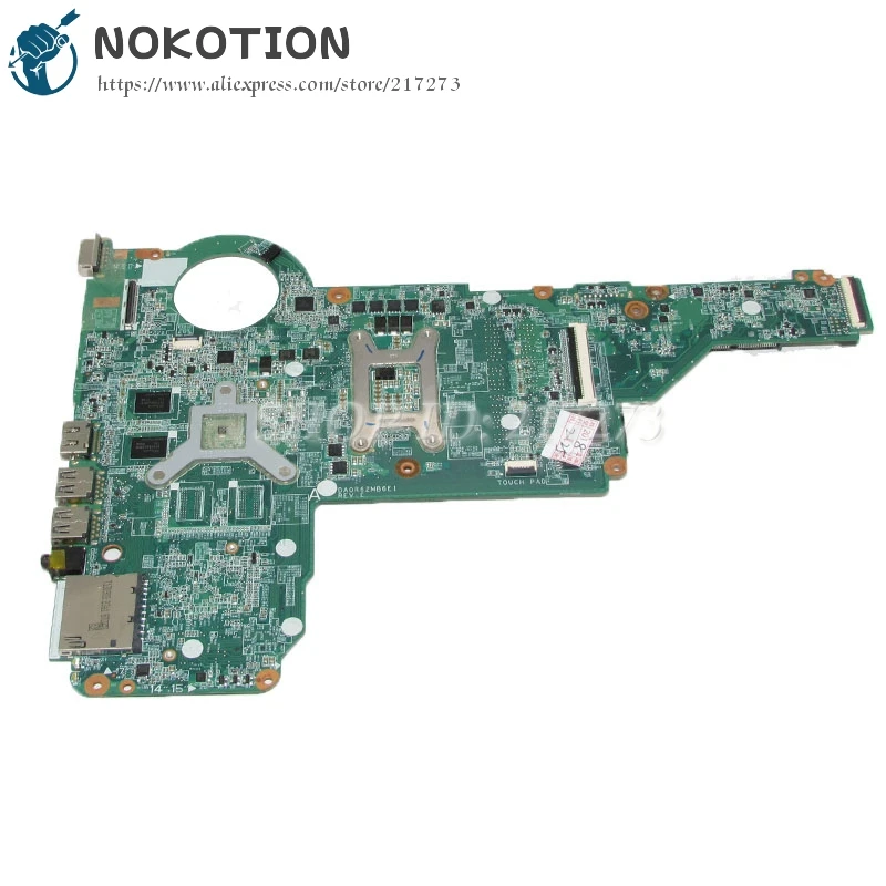 NOKOTION 720459-501 720459-001 DA0R62MB6E1 материнская плата для ноутбука hp Pavilion 15 17 15-E 17-E основная плата HD 8670M DDR3