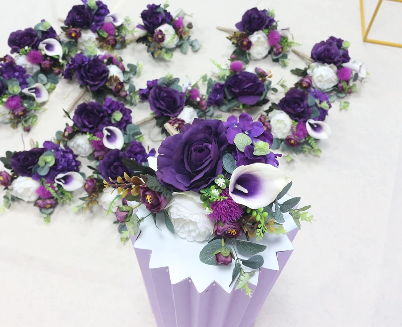JAROWN Custom Wedding Color Artificial Rose Hydrangea Flower Ball Flower Row Arch Stand Set Party Decor Large Event Decoration (13)