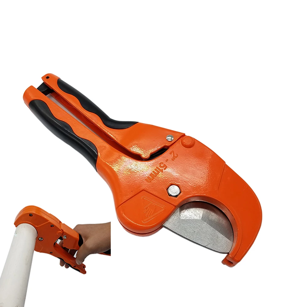 Vinyl Pipe Cutter PE PVC Conduit Pliers Tubing Ratchet Cutters Aluminum