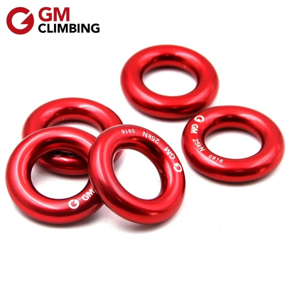 GM CLIMBING Rappel Ring Hammock Setting 25kN Descending Ring for Rock