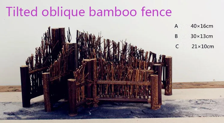 Сельский маленький Восстановление древних способов Bamboo забор сплетенные вручную украсить сцены фон - Цвет: A