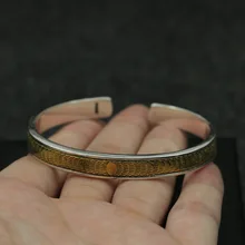 Ретро тайский серебряный S925 стерлингового серебра маленький лист ручной работы открытые такахаши Горо перо Для мужчин и Для женщин браслет