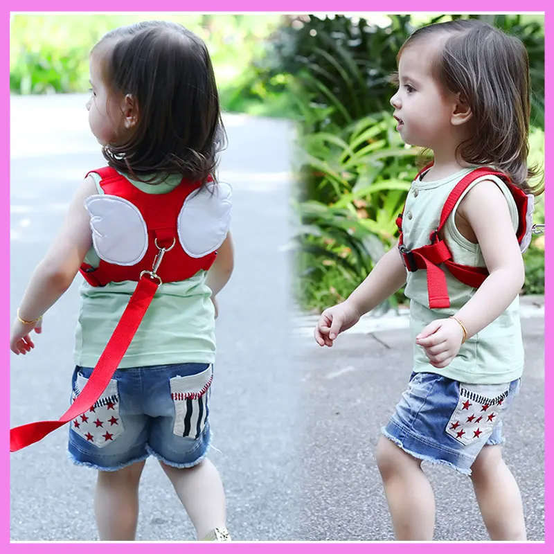 Buy Angel Wings Baby Walking Harness Anti Lost Safety Harness Baby Wrist Leash