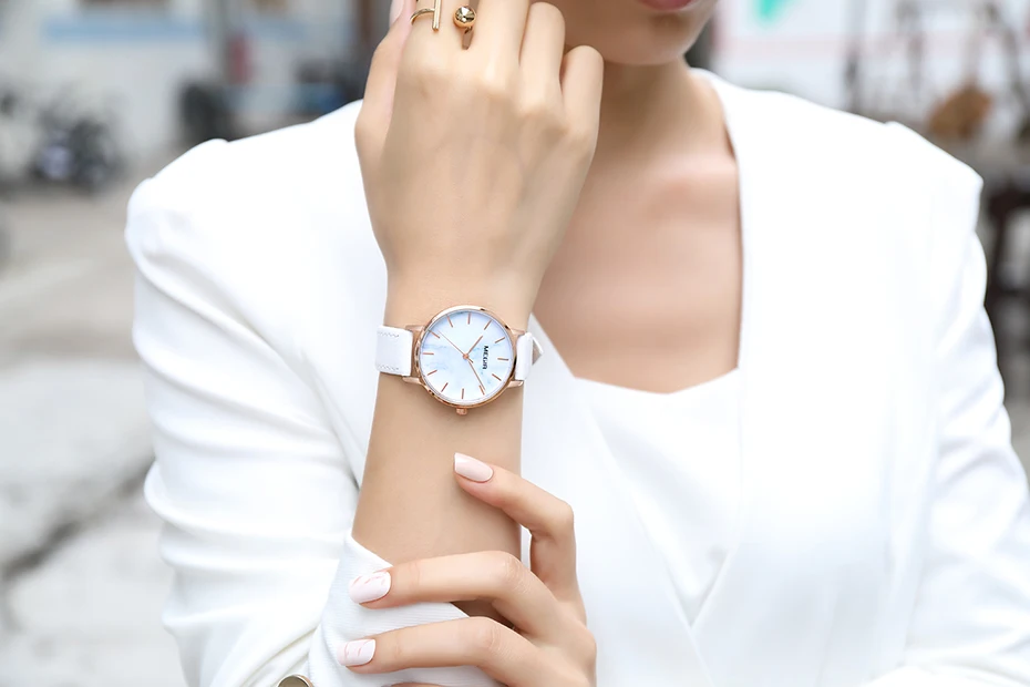 MEGIR, ультра тонкие женские часы, Топ бренд, роскошные кожаные кварцевые часы, модные повседневные водонепроницаемые спортивные часы для женщин, Reloj Mujer