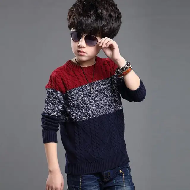 Fashion Boys Sweater 2018 Winter Autumn Infant Boy Outwear Sweater