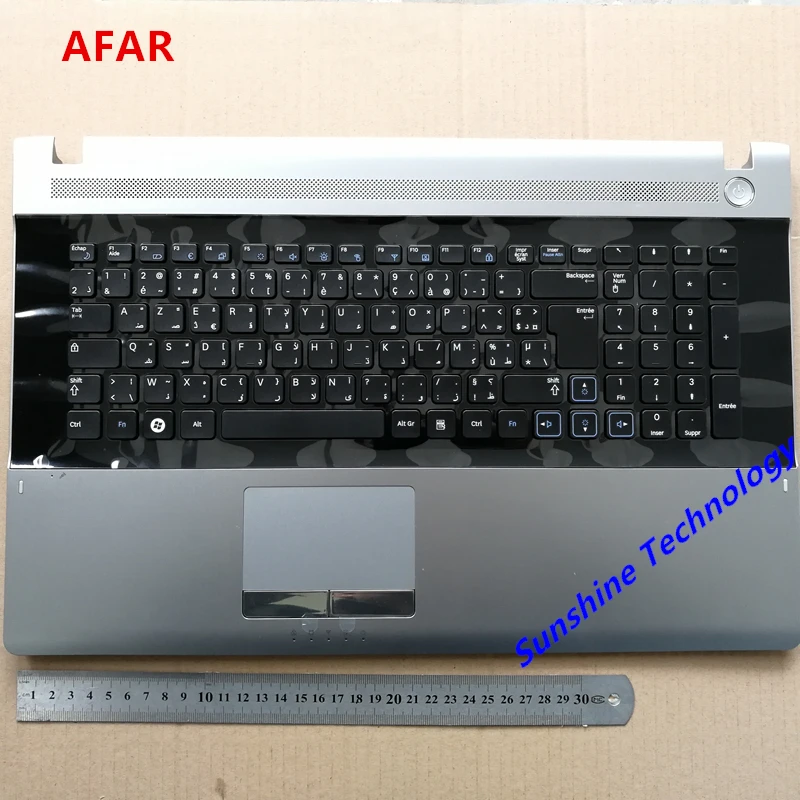 

ARFR layout new laptop keyboard with touchpad palmrest for samsung NP RV711 RV710 RV715 RV720 BA75-03073N