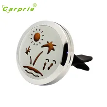 Пляжный узор, автомобильный освежитель воздуха из нержавеющей стали, эфирное масло, диффузор, Подарочный медальон, Декор, подарок 15 Aug