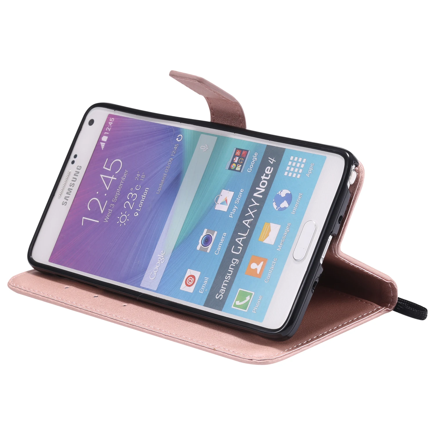 Чехол с откидной крышкой для Samsung Galaxy Note 4 N910 чехол телефона кожаным покрытием N910C