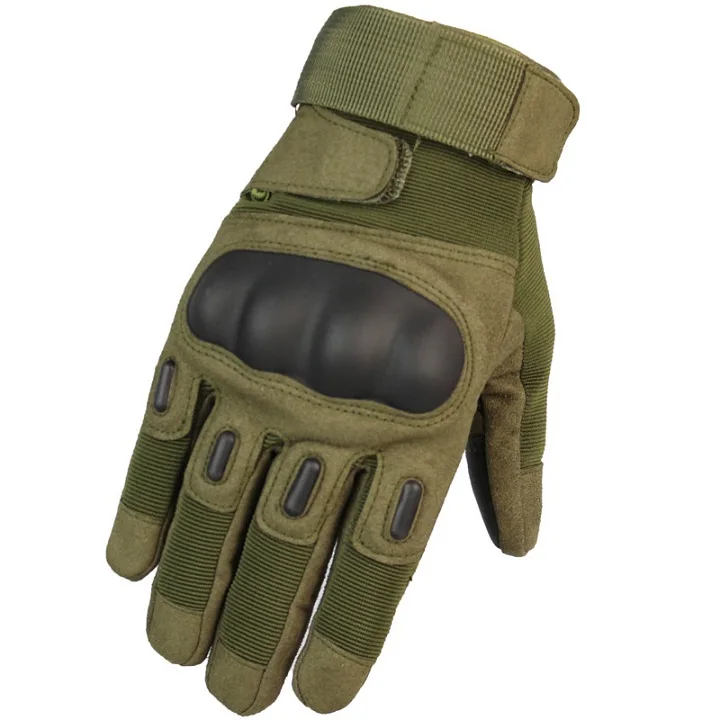 Новые тактические перчатки для мужчин с сенсорным экраном, спецназ, военные армейские перчатки, полный палец, защитные перчатки для пейнтбола, перчатки для велосипеда - Цвет: Army Green
