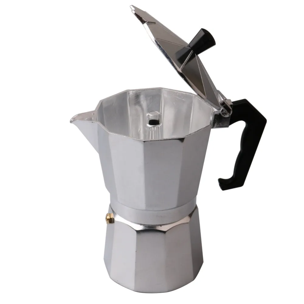 Eworld Moka Эспрессо кофеварка/glantop алюминий 1cup/3cup/6cup/9cup/12cup итальянская плита/Перколятор горшок инструмент