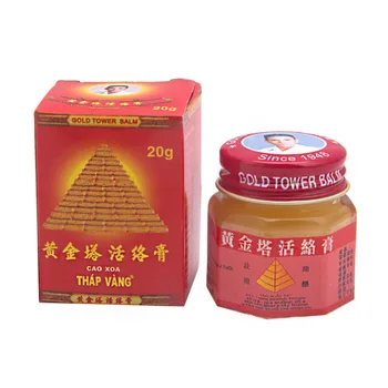 

Vietnam Gold Tower Balm Patch Massage Pain Relieving Neck New