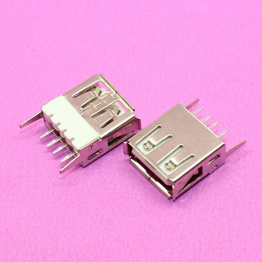 

YuXi Brands NEW 180 degree DIP female Socket USB Jack 2.0 DIY Laptop Notebook Computer