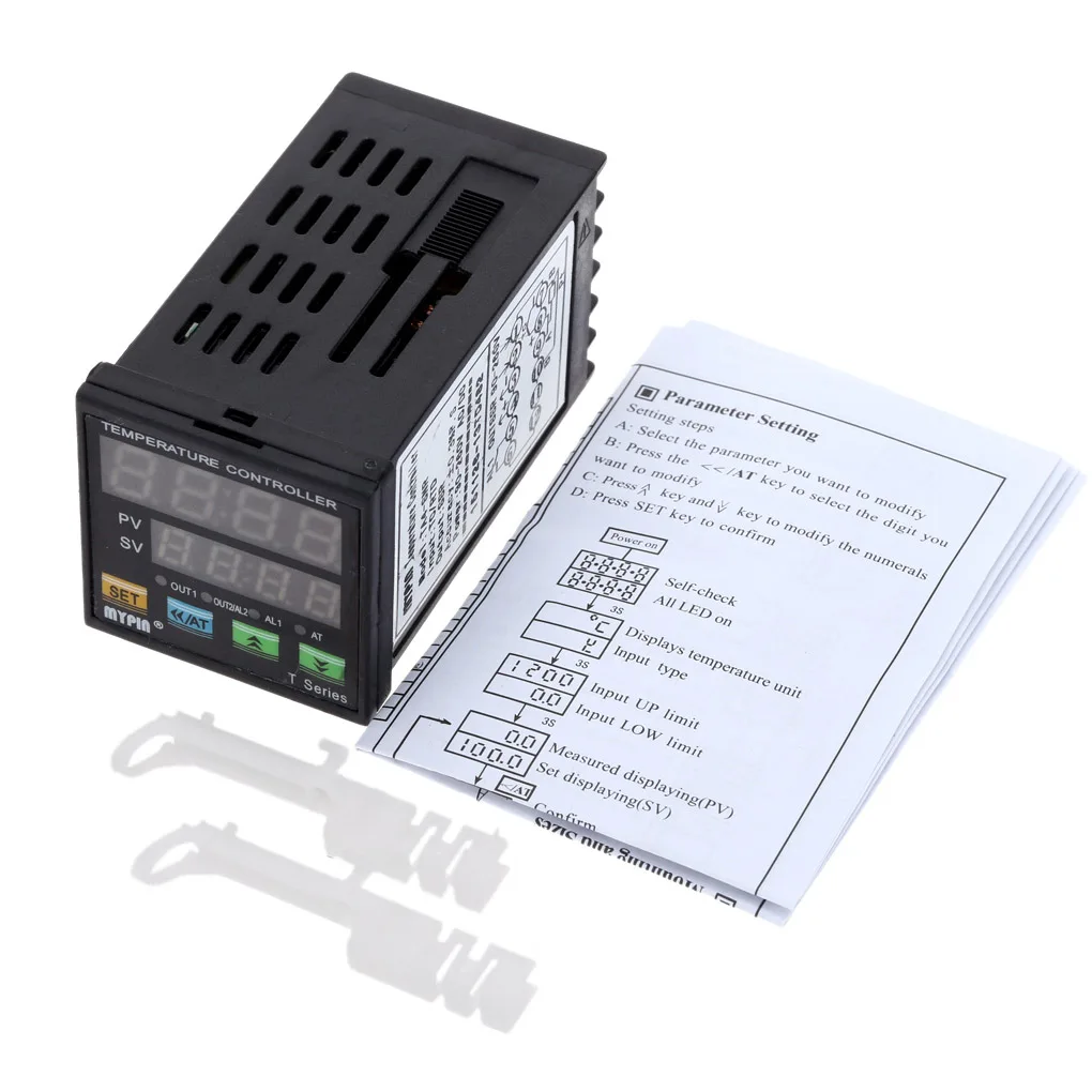 

Hot MYPIN TA4-SNR Temperature Controller Dual Digital F/C PID Thermostat SSR Control Output Alarm