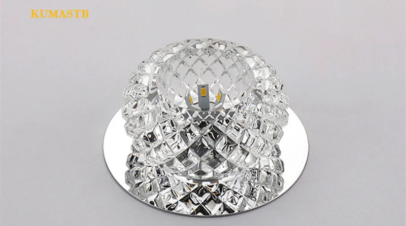 Round Crystal Ceiling Light 12