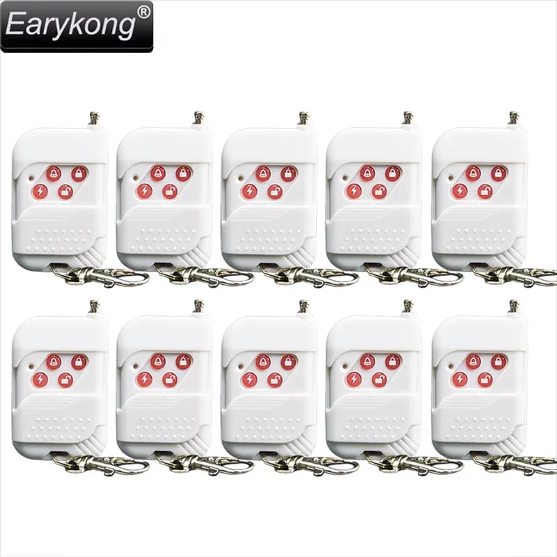 

Free shipping 10pcs White wireless remote control sensor New Home security alarm for 433mhz High quality GSM alarm system