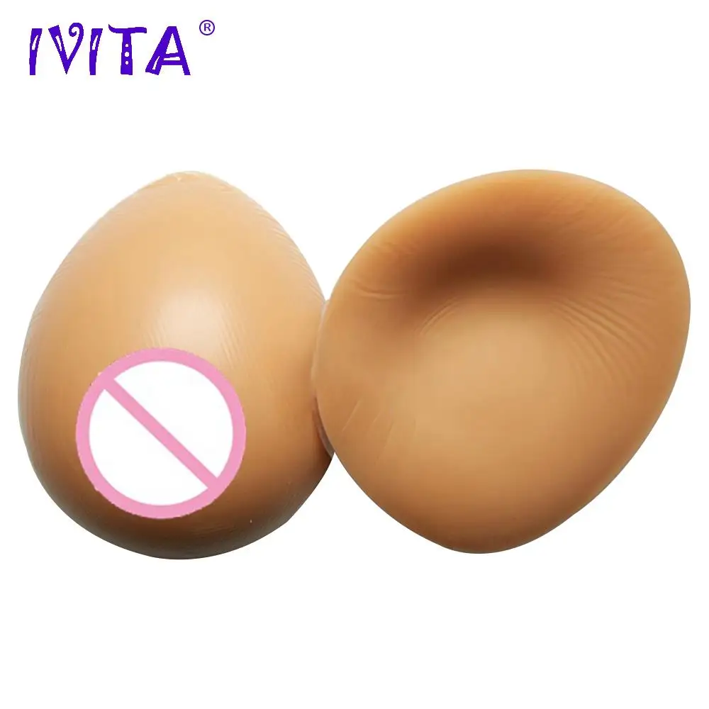 

IVITA 4100g Suntan Silicone Artificial Breast Form For Men Crossdresser Transsexuals Cosplay Boobs Enhancer Mastectomy Forms