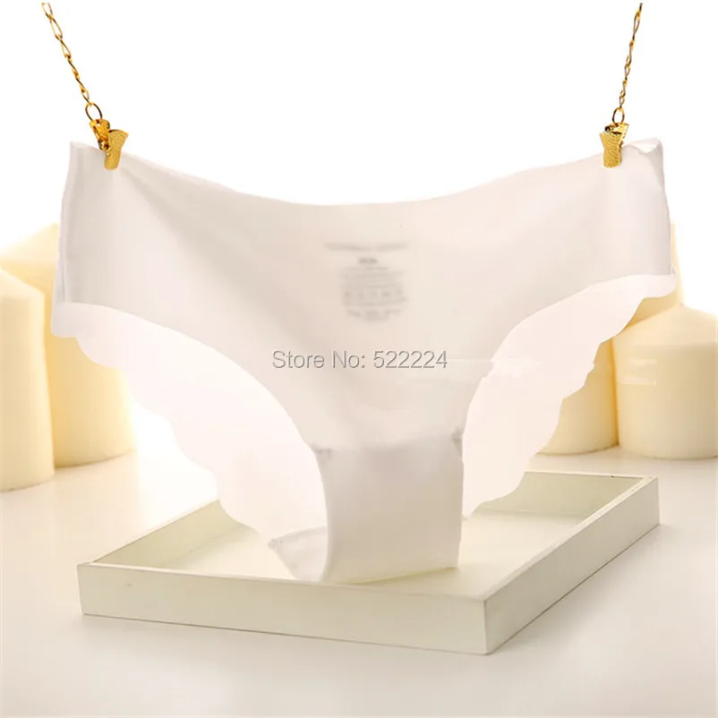 Женские сексуальные бесшовные трусы ультратонкие трусики обшитые оборками