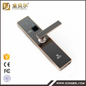 

4 in one function Interior room fingerprint lock password code lock rfid card lock