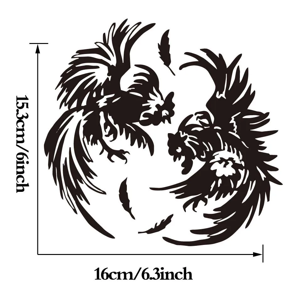 Персональный боевой петух Наклейка курица автомобиль грузовик ноутбук новый
